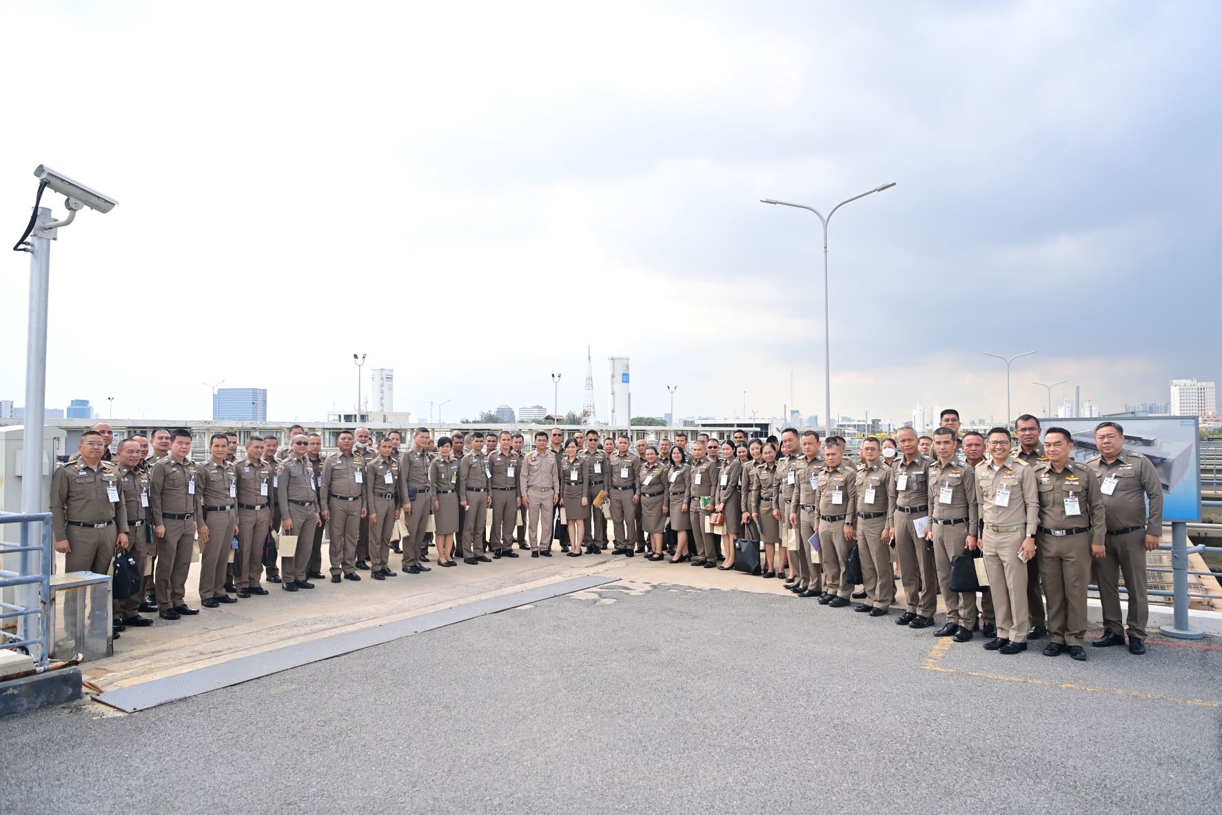 กปน. ต้อนรับคณะผู้เข้าอบรมหลักสูตรผู้กำกับการ รุ่นที่ 151 วิทยาลัยการตำรวจ ศึกษาดูงานโรงงานผลิตน้ำบางเขน