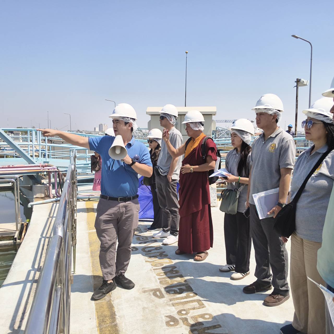 กปน. ให้การต้อนรับคณะเจ้าหน้าที่จากรัฐบาลภูฏาน เข้าศึกษาดูงานกระบวนการผลิตน้ำประปา ณ โรงงานผลิตน้ำบางเขน